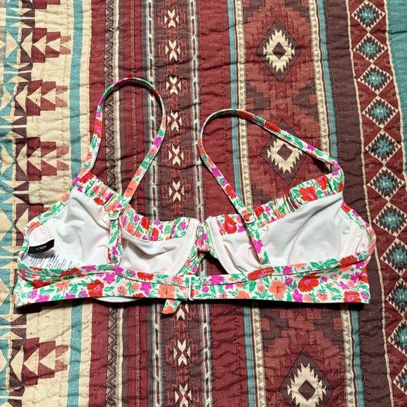 J. Crew floral bikini top size 36B - Picture 4 of 6